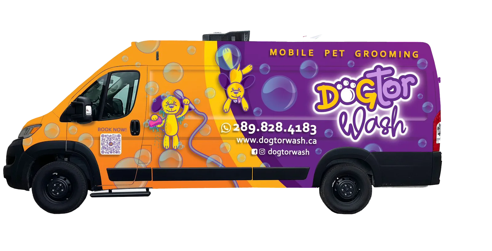 The Dogtor Wash grooming van